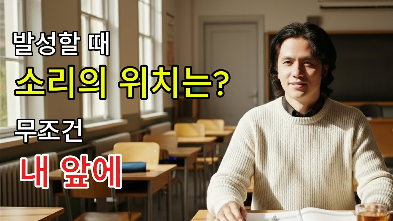 발성을 할 때 소리의 위치는? 무조건 나보다 앞에