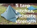 Tarp camping in awful weather: yes it's possible with these 5 enclosed setups
