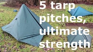 Tarp camping in awful weather: yes it's possible with these 5 enclosed setups