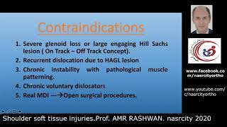 Shoulder soft tissue injuries. Prof. Amr Rashwan. nasrcity covid19 time online lectures 2020