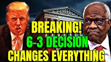 BREAKING NEWS: Supreme Court’s 6-3 Emergency Decision Shocks America - Major Legal Shift!!!