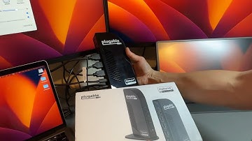 How to setup MULTIPLE 4K monitors with M1 MacBook!  Using Plugable UD ULTCDL Docking Station!