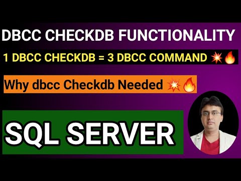 DBCC CHECKDB consistency FUNCTIONALITY || DBCC CHECKDB INTERNAL FLOW PROCES ON DATABASE.