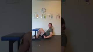 Single leg hamstring bridge | The MSK Physio