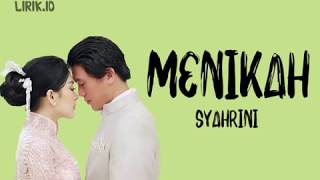 Syahrini – Menikah (Lirik)