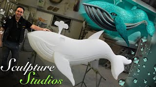 Carving a Whale from Polystyrene / Styrofoam by Sculpture Studios