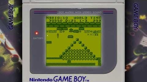 Super Mario World - Retroarch Gameboy Shader Test