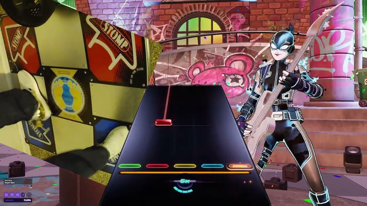 Pump It Up Fortnite Festival Expert: Super Bass Nicki Minaj Bass