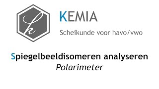 Spiegelbeeldisomeren Analyseren Polarimeter