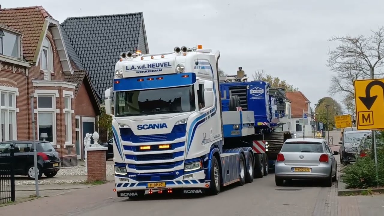 la vd heuvel scania v8 open pipe door zuidbroek heen💪🏻