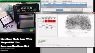 Livescan Fingerprinting Made Easy Using Suprema RealScan G10 & FingerPRO ID screenshot 3