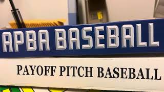 Comparing APBA (Basic) Baseball to Payoff Pitch Baseball
