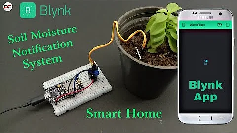 NodeMCU ESP8266 Soil Moisture | Water Plants Notification | Blynk |Dharani creations