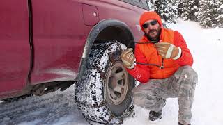 How to Put Tire Chains on Pickups