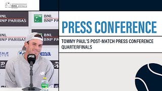 Tommy Paul | Post-match Press Conference Quarterfinals #IBI24