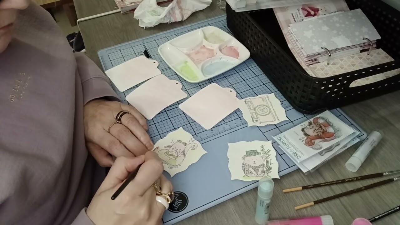 Challenge des doudous rêve azur #chouandflower @annieen couleurs123