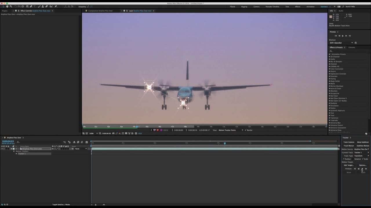 Motion tracking Knoll Light Factory EZ in Adobe After Effects YouTube