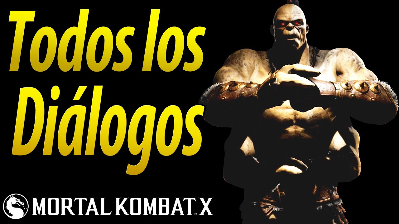 Mortal Kombat X | Español Latino | Todos los Diálogos | Goro | Xbox One |