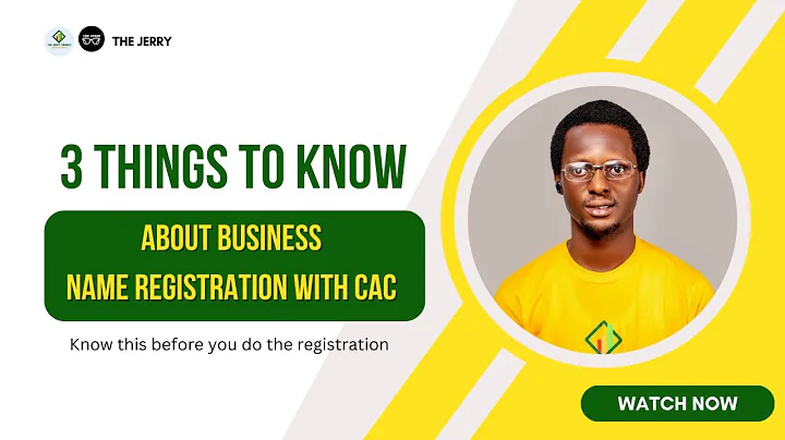 3 Things to Know before you do BUSINESS NAME REGISTRATION WITH CAC IN NIGERIA