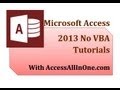 Access 2013 10 - Opening A Form To A Specific Record