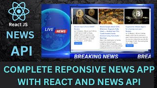 Build An News App Using React With News Api and Tailwind Css #newsapp