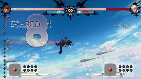 Night Rade Vortex Counter Hit Combo | Guilty Gear -Strive- (1.0)