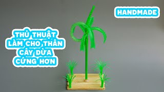 Kim Hân Channel - Thủ thuật làm cho thân cây dừa cứng hơn