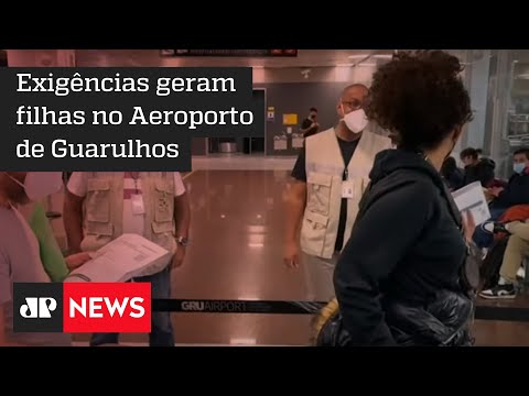 Infraero exige teste PCR de brasileiros no desembarque do Aeroporto de Guarulhos