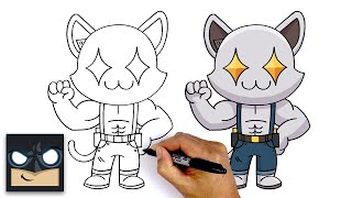 how to draw ghost meowscles fortnite