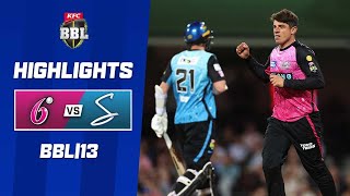 Sydney Sixers v Adelaide Strikers | BBL|13 screenshot 3