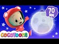 Tan alta como la luna 🌕 y más canciones infantiles de Cleo y Cuquin | Cocotoons