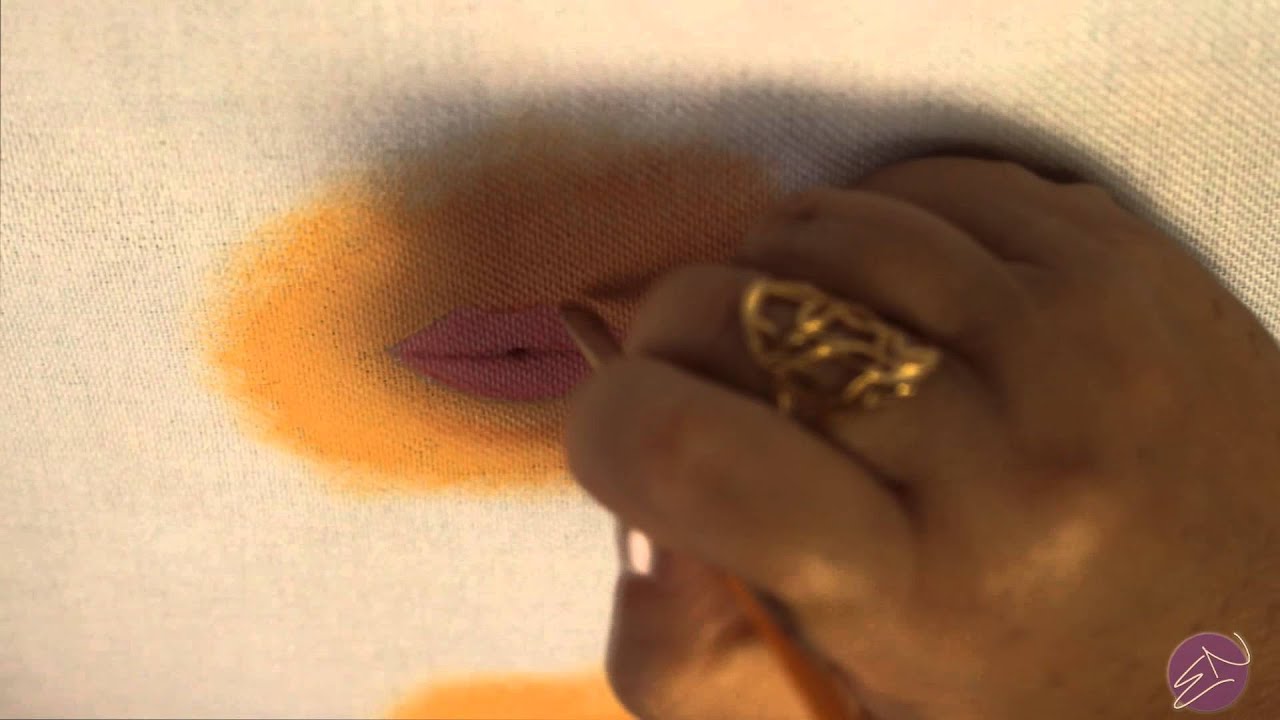 tecidos Pintura em tecido Eliane Nascimento: Boquinha