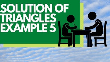 How to Solve Solution of Triangles Add Maths Long Question SPM Example 5