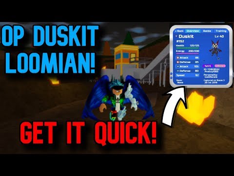 How To Get The Duskit Loomian Quick Op Method Roblox Loomian Legacy Youtube - how to get duskit in loomian legacy roblox youtube