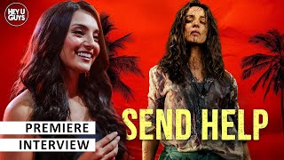 Zainab Azizi on the Challenges of Filming Send Help & Sam Raimi “Our Heart and Soul Is in This Film”