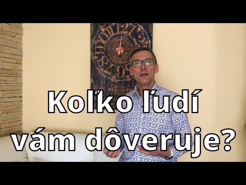 Video: Jak Se Naučit Důvěřovat Lidem