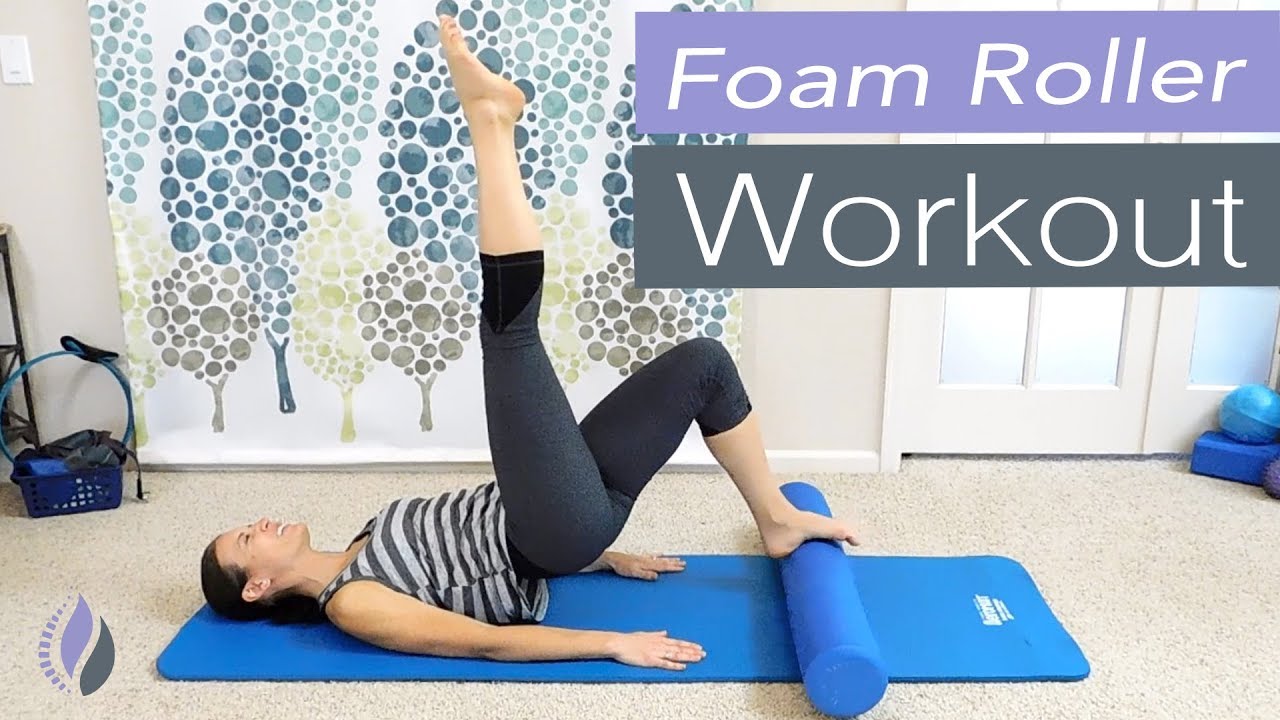 groot Beperken naaimachine Pilates Foam Roller Workout - YouTube