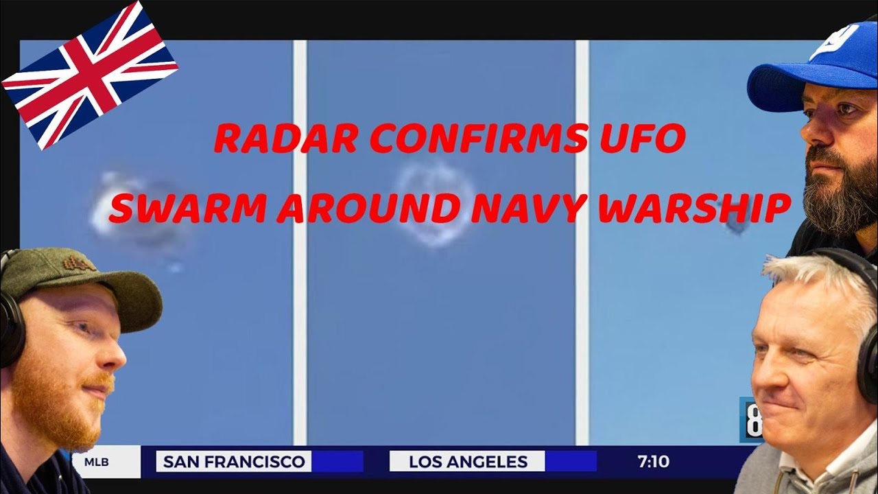Radar confirms UFO swarm around Navy warship REACTION!! | OFFICE BLOKES REACT!!