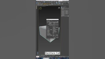 3DS MAX BACKFACE CULL MODIFIER !