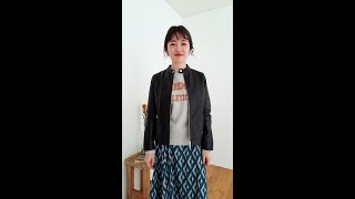 【ITEMS】ラムレザーシングルライダースジャケット