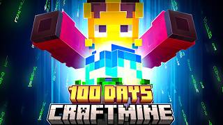 I Survived 100 Days of CRAFTMINE in Minecraft! (April Fools Update)