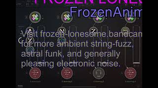 FROZEN LONESOME: FrozenAnimoogZ (a generative exploration of Animoog Z)