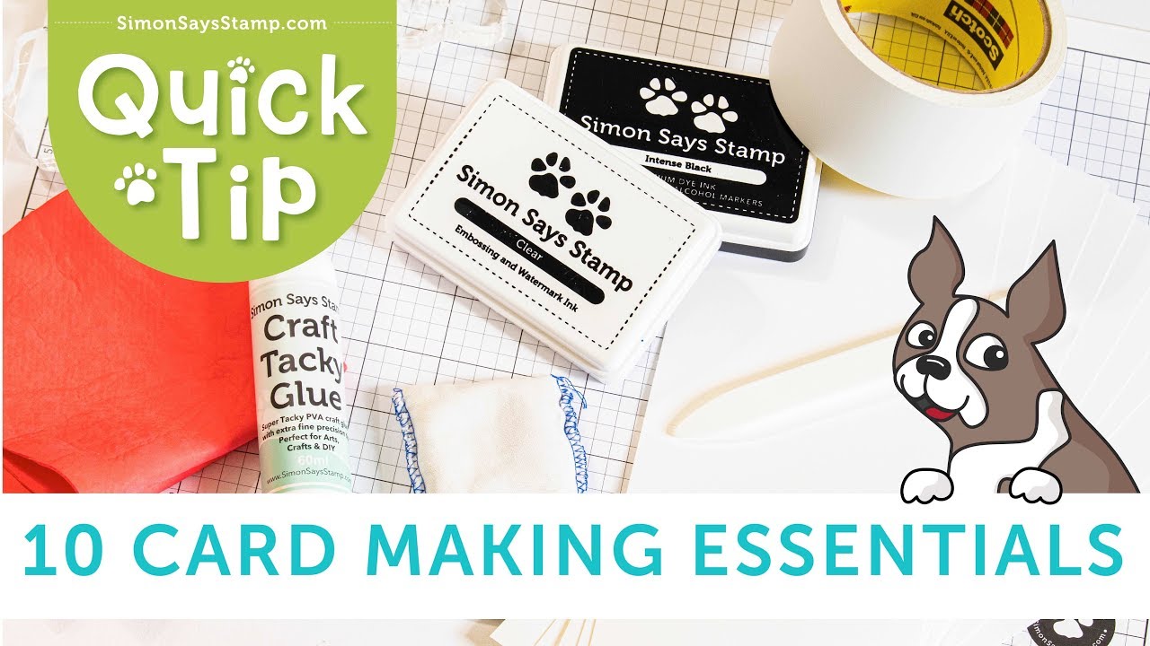 10 Card Making Essentials YouTube
