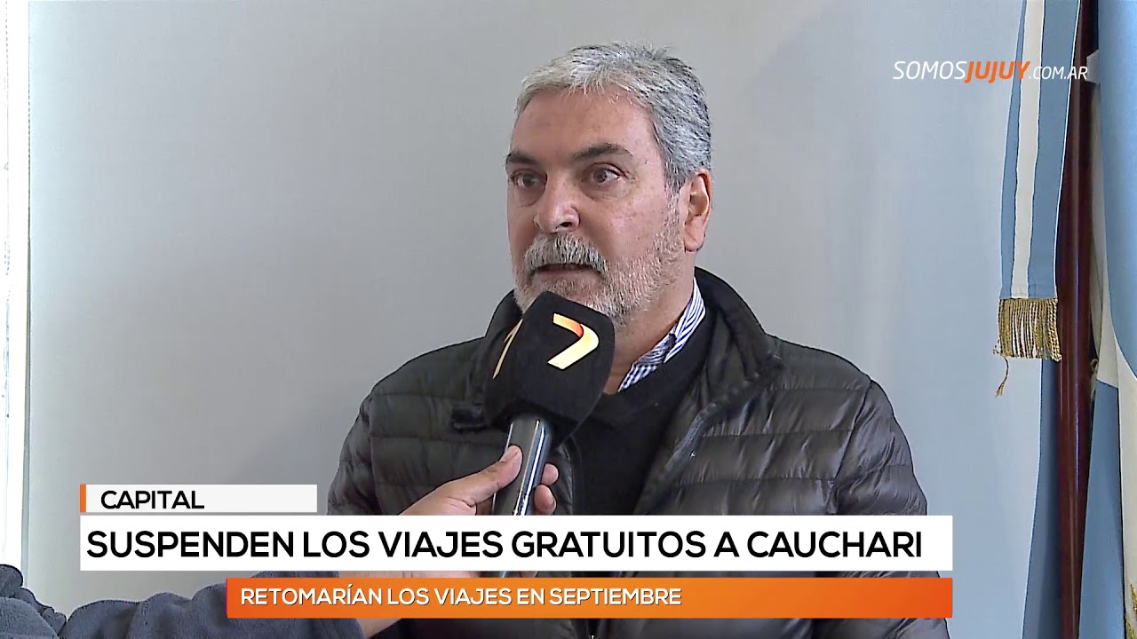 Suspenden los viajes gratuitos a Cauchari somos de calle remix