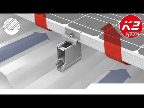 K2 Systems RailUp: Improved ventilation for photovoltaic modules (simply explained)