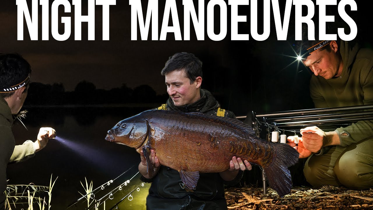 Carp fishing at night!  On the bank with Matt Townend 