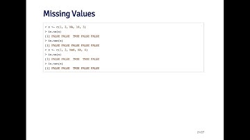 R Programming - R Data Types: Missing Values by Johns Hopkins University