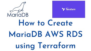How to Create MariaDB RDS in AWS using Terraform |How to Connect MariaDB AWS RDS using EC2 Instance