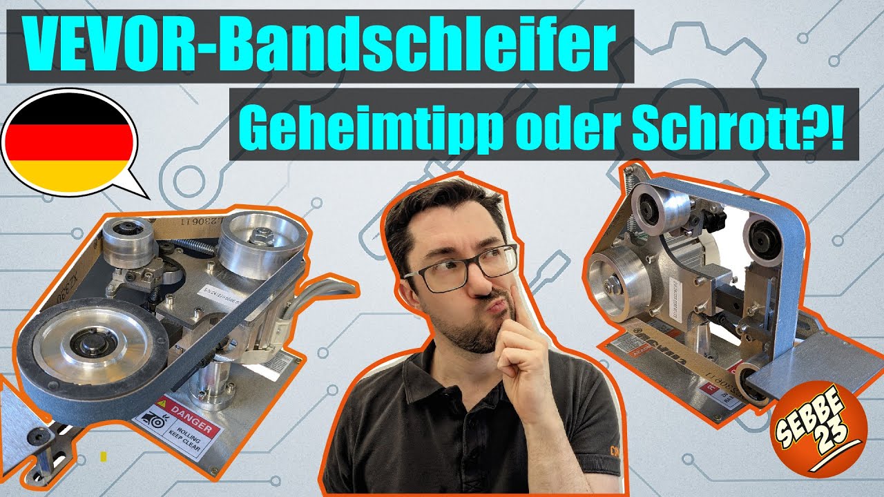🇩🇪 Neuer Mini Bandschleifer von VEVOR - Geheimtipp oder Schrott?!