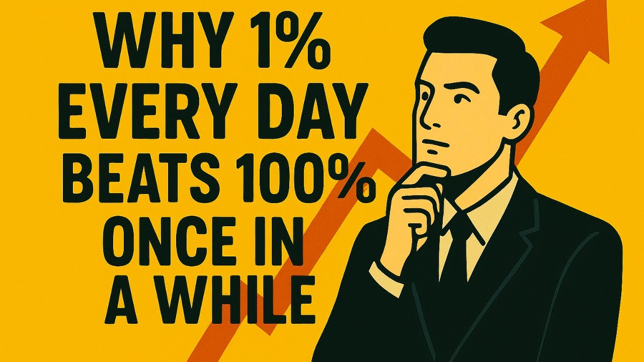 Why 1% Every Day Beats 100% Once in a While - YouTube